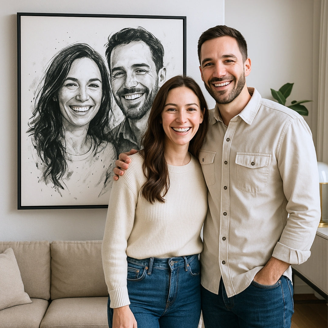 Custom Ink Style Portrait