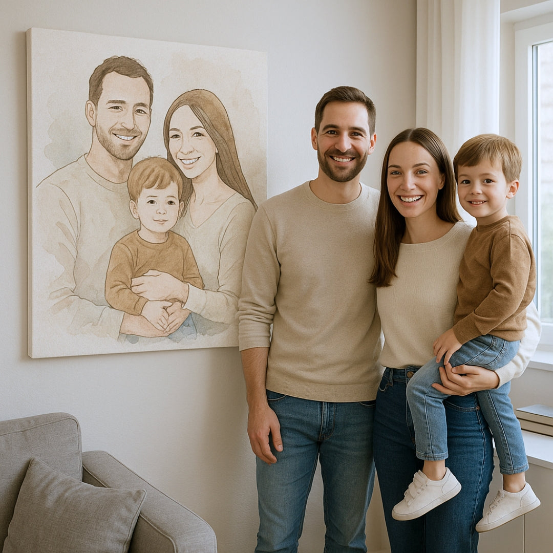 Custom Pastel Flow Style Portrait