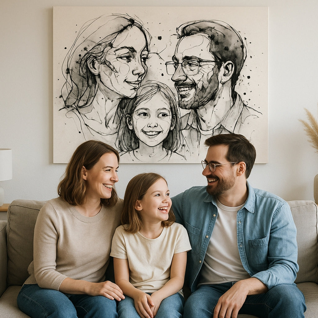 Custom Ink Style Portrait