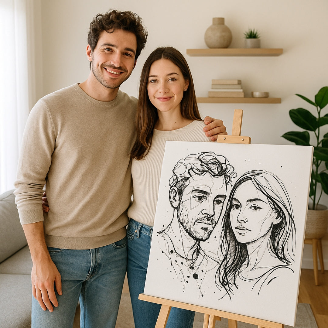 Custom Ink Style Portrait