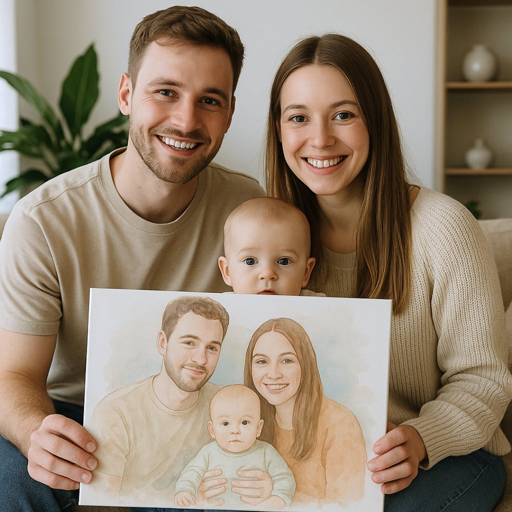 Custom Pastel Flow Style Portrait