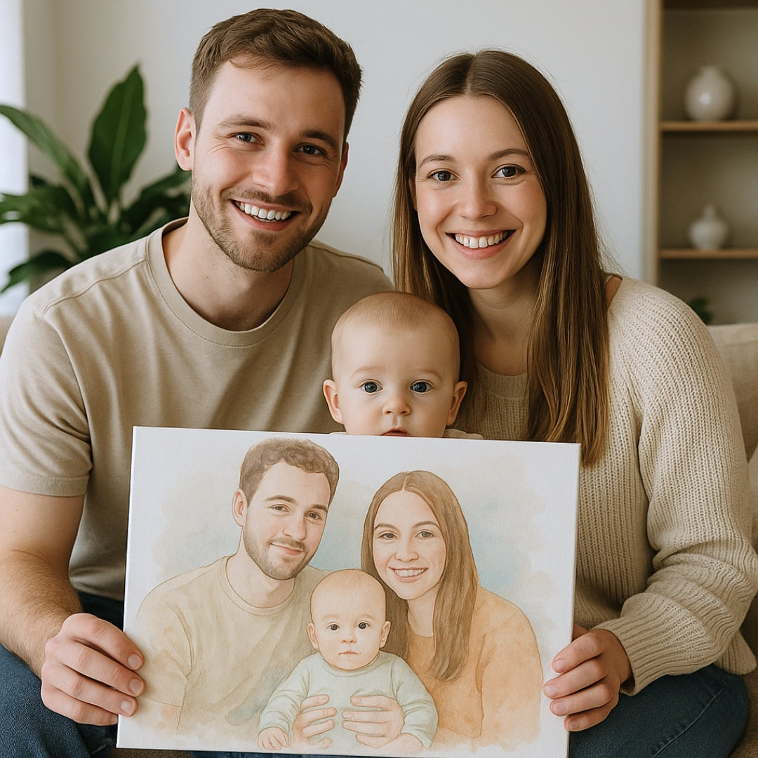 Custom Pastel Flow Style Portrait