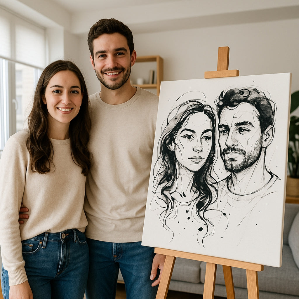 Custom Ink Style Portrait