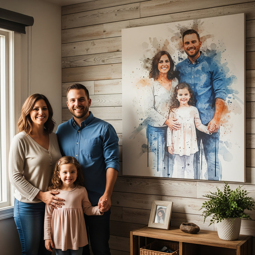 Custom Watercolor Portrait