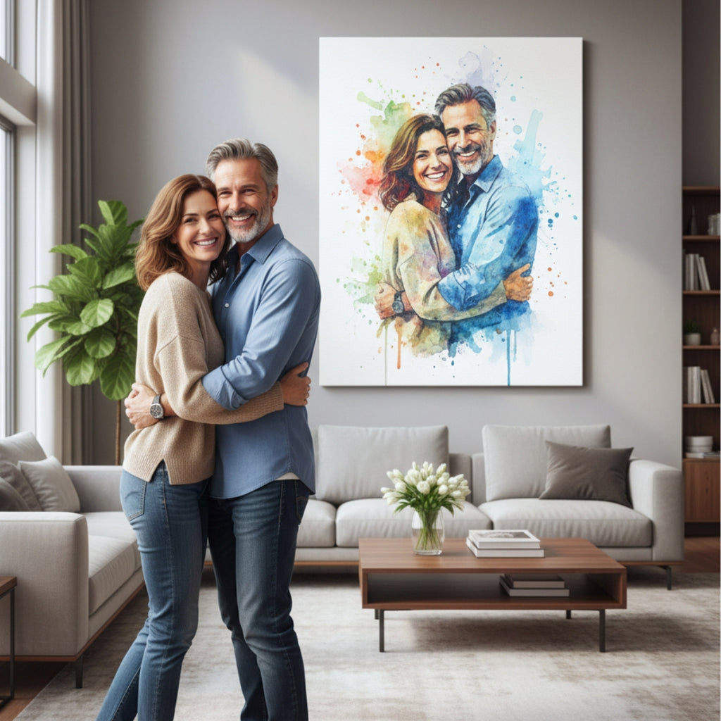Custom Watercolor Portrait