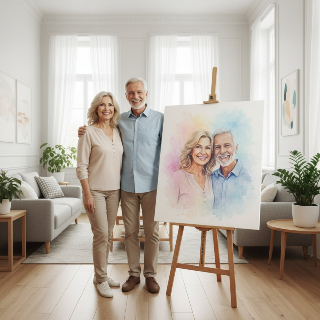 Custom Pastel Flow Style Portrait