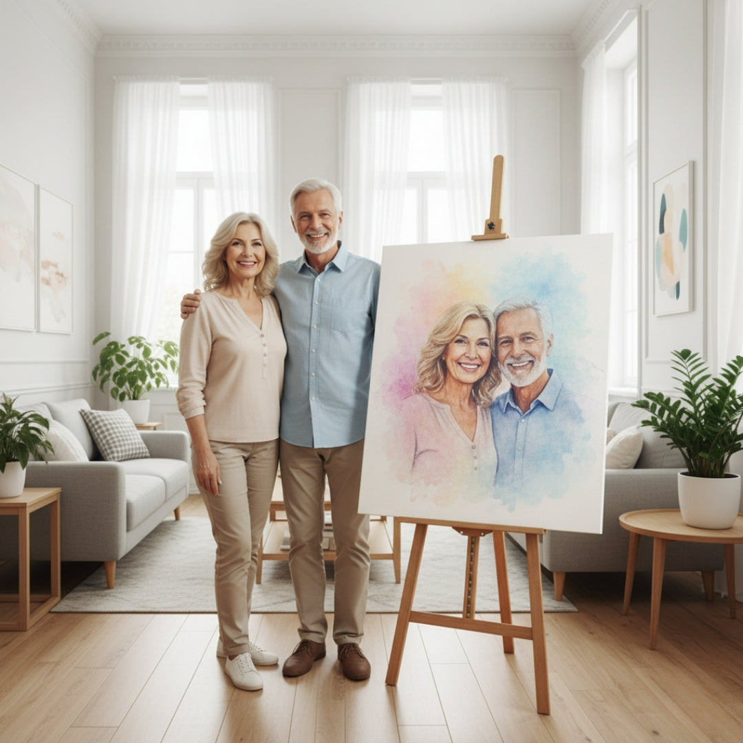 Custom Pastel Flow Style Portrait