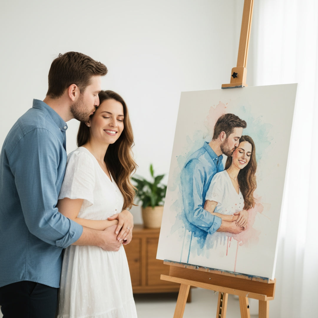 Custom Pastel Flow Style Portrait